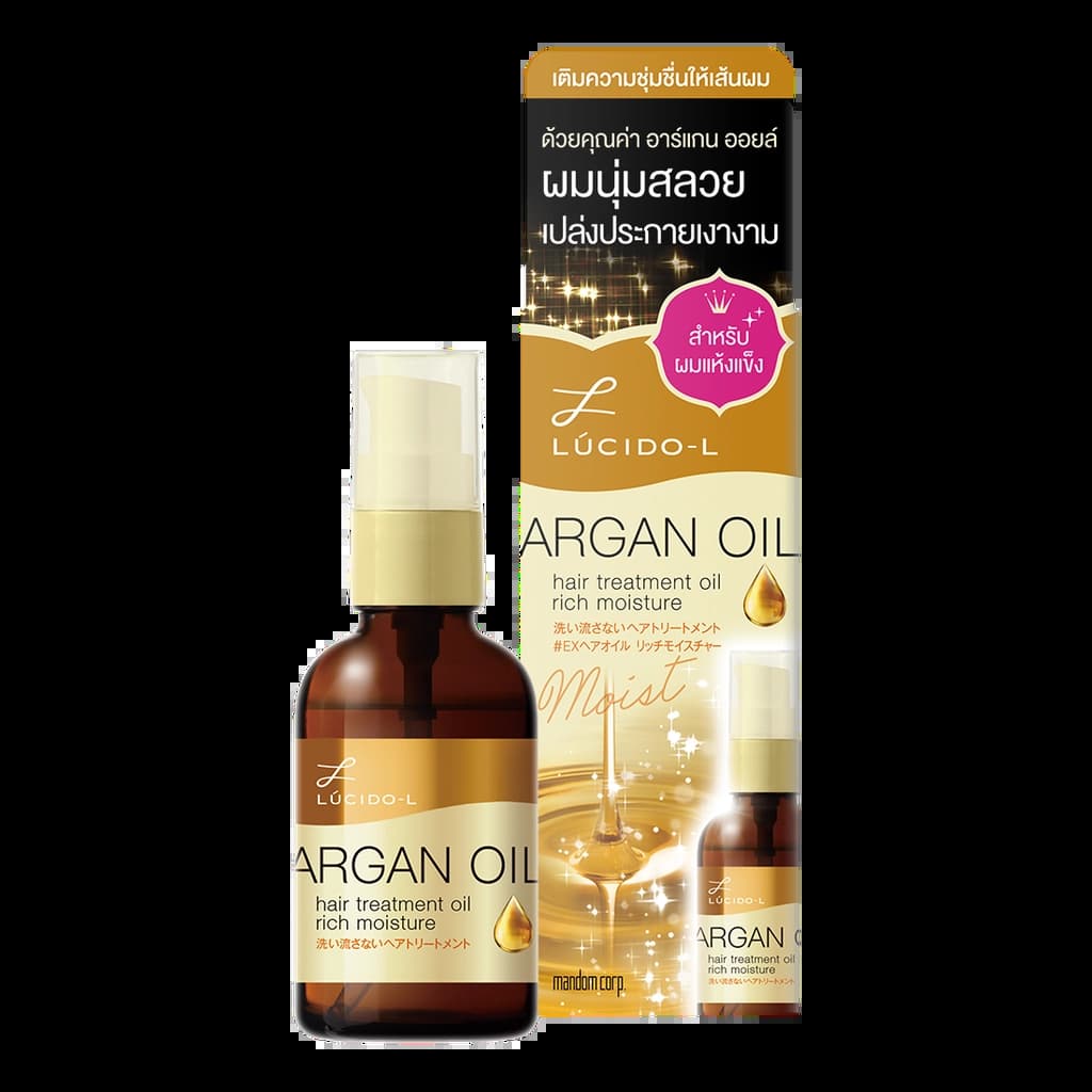 LucidoL Argan Oil Rich Moisture Hair Treatment oil 60ML.
