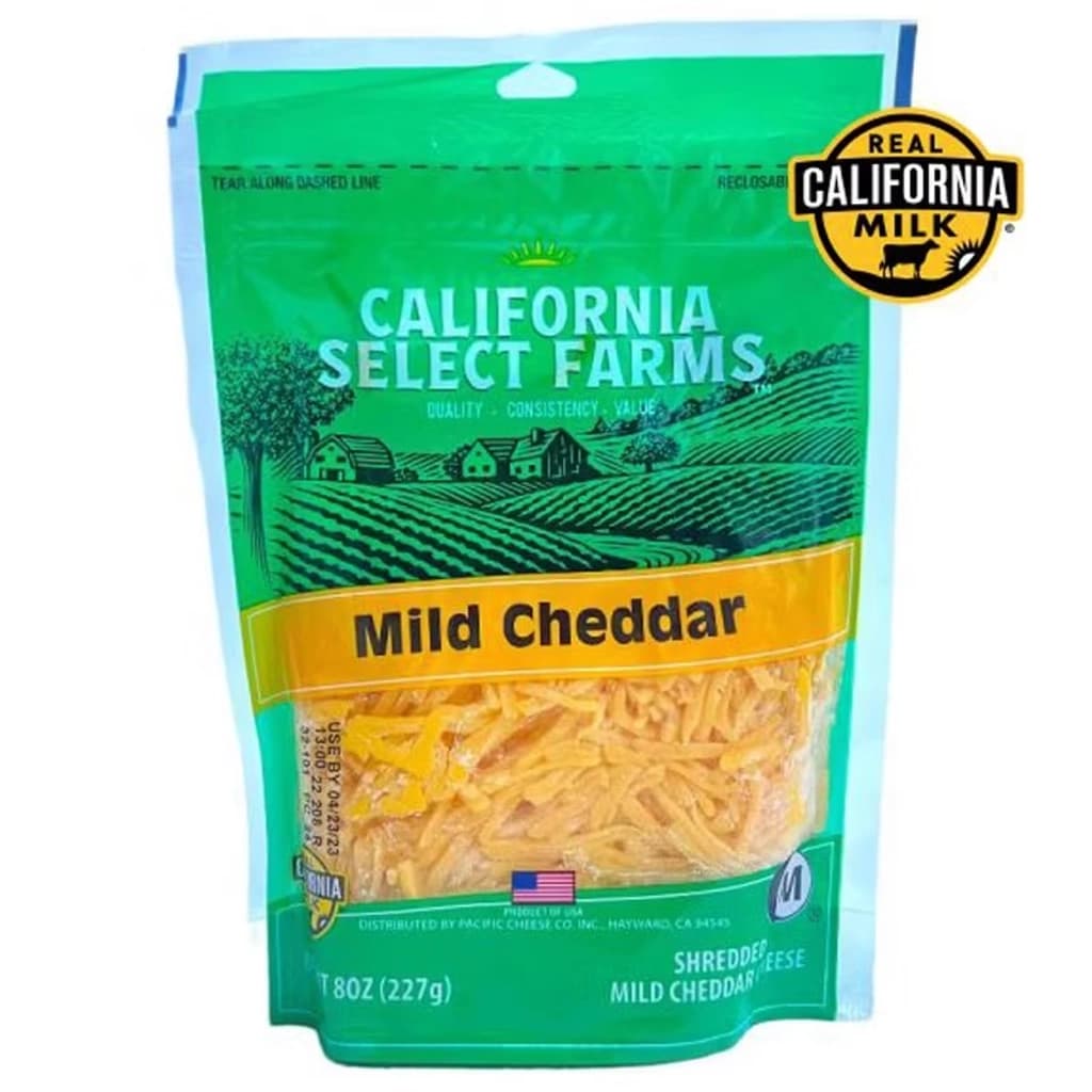 California Select Farms Mild Cheddar Cheess 227G.