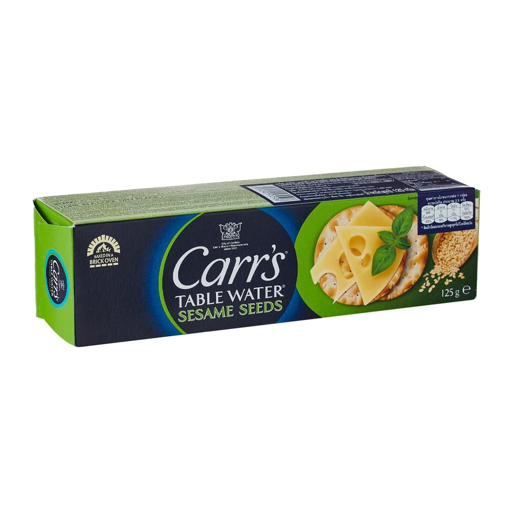 Carr's Cracker with Sesame Seeds 125G.