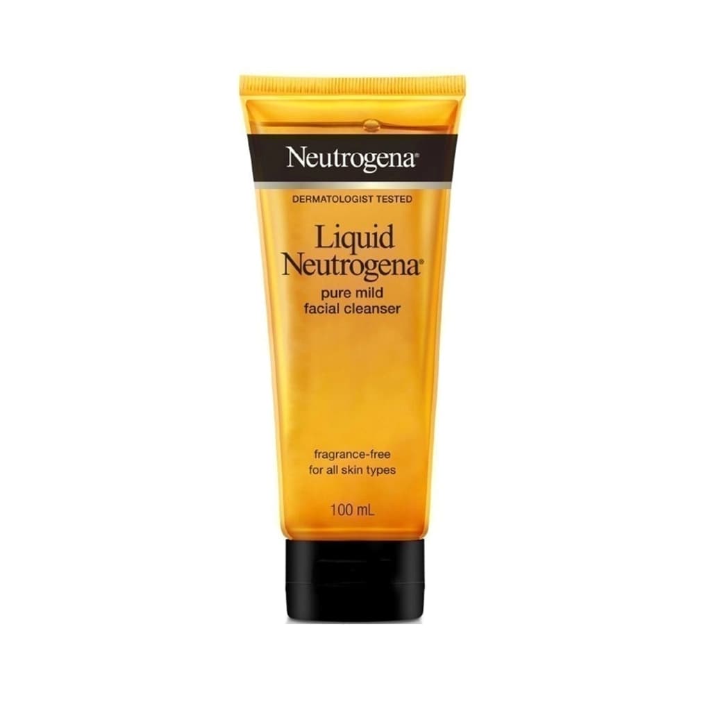 Liquid Neutrogena Pure Mild Facial Cleanser (Fragrance Free) 100ML.