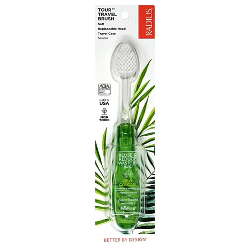 Radius Tour Travel Toothbrush 1PCS.