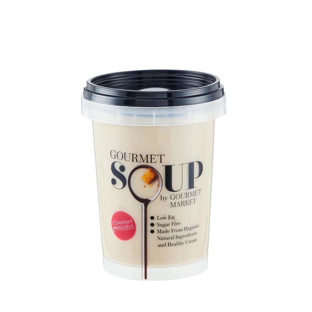 Gourmet ซุปครีมเห็ดรวมและข้าวบาร์เล่ย์ไซส์ L 450มล.