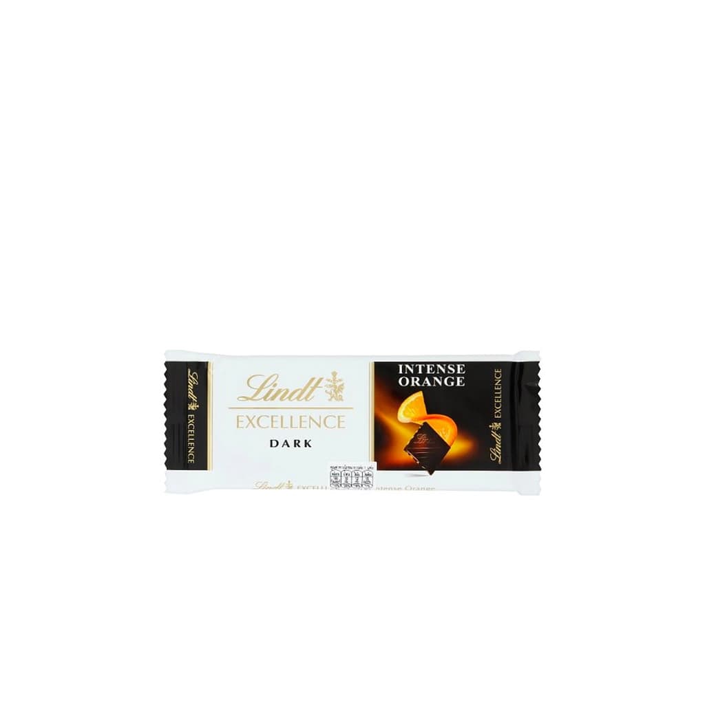 Lindt Excellence Intense Orange Chocolate 35G.
