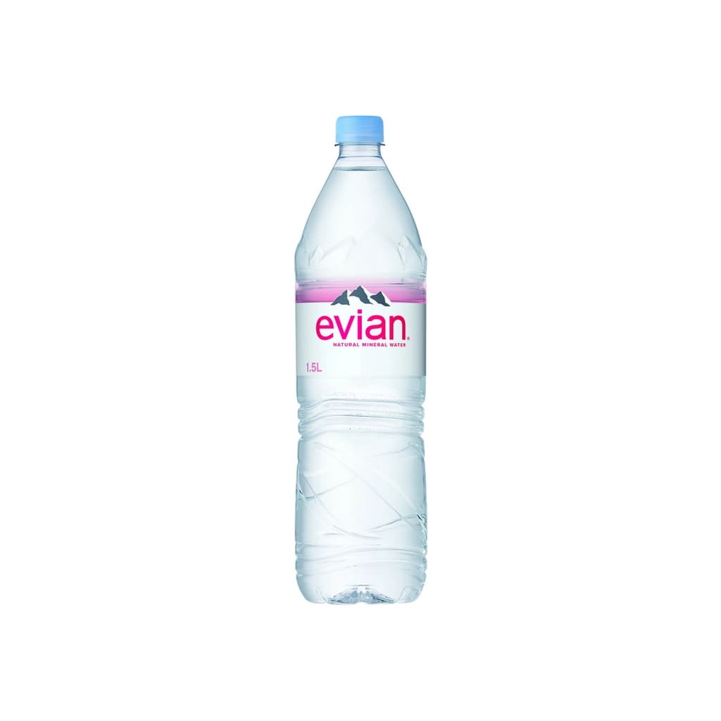 Evian Natural Mineral Water PET 1.5L.