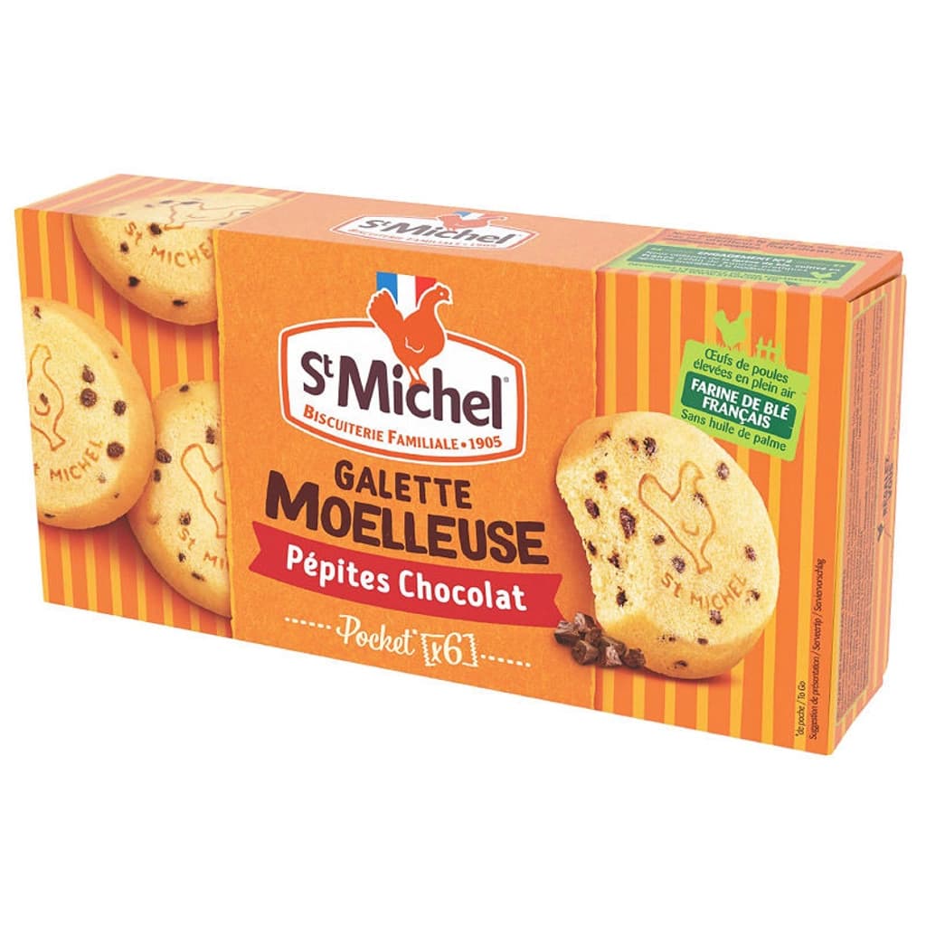 แซง มิเชล ซอฟท์กาเลต ช็อกโกแลตชิพ 180ก