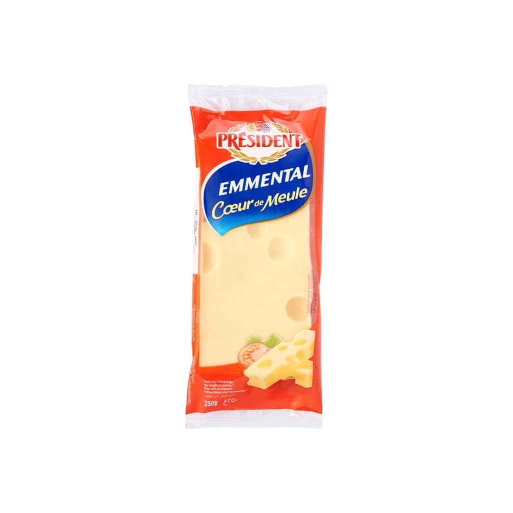 President Emmental Cheese 250G.