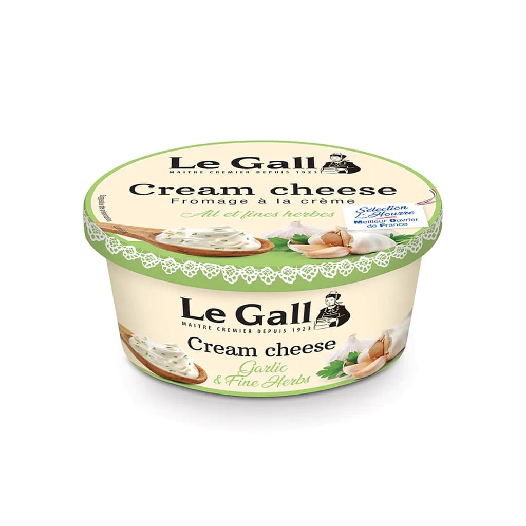 Legall Cream Cheese Garlic & Herbs 150G.