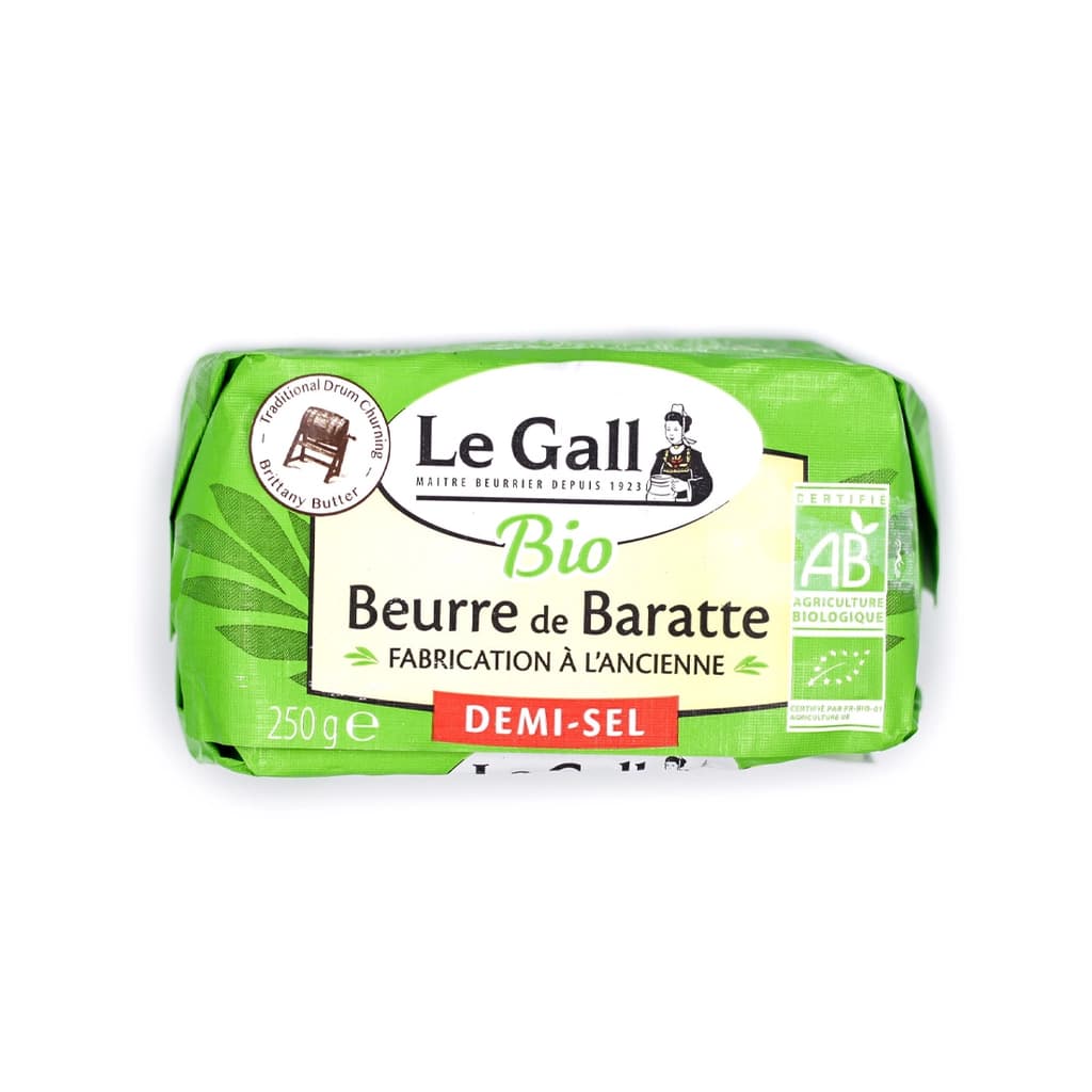 Legall Organic Churning Butter Sea Salt 125G.