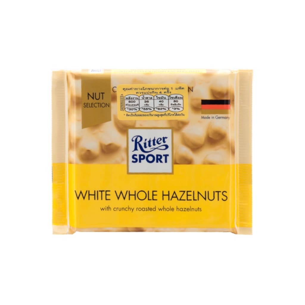Ritter Sport Hazelnut White Chocolate 100G.
