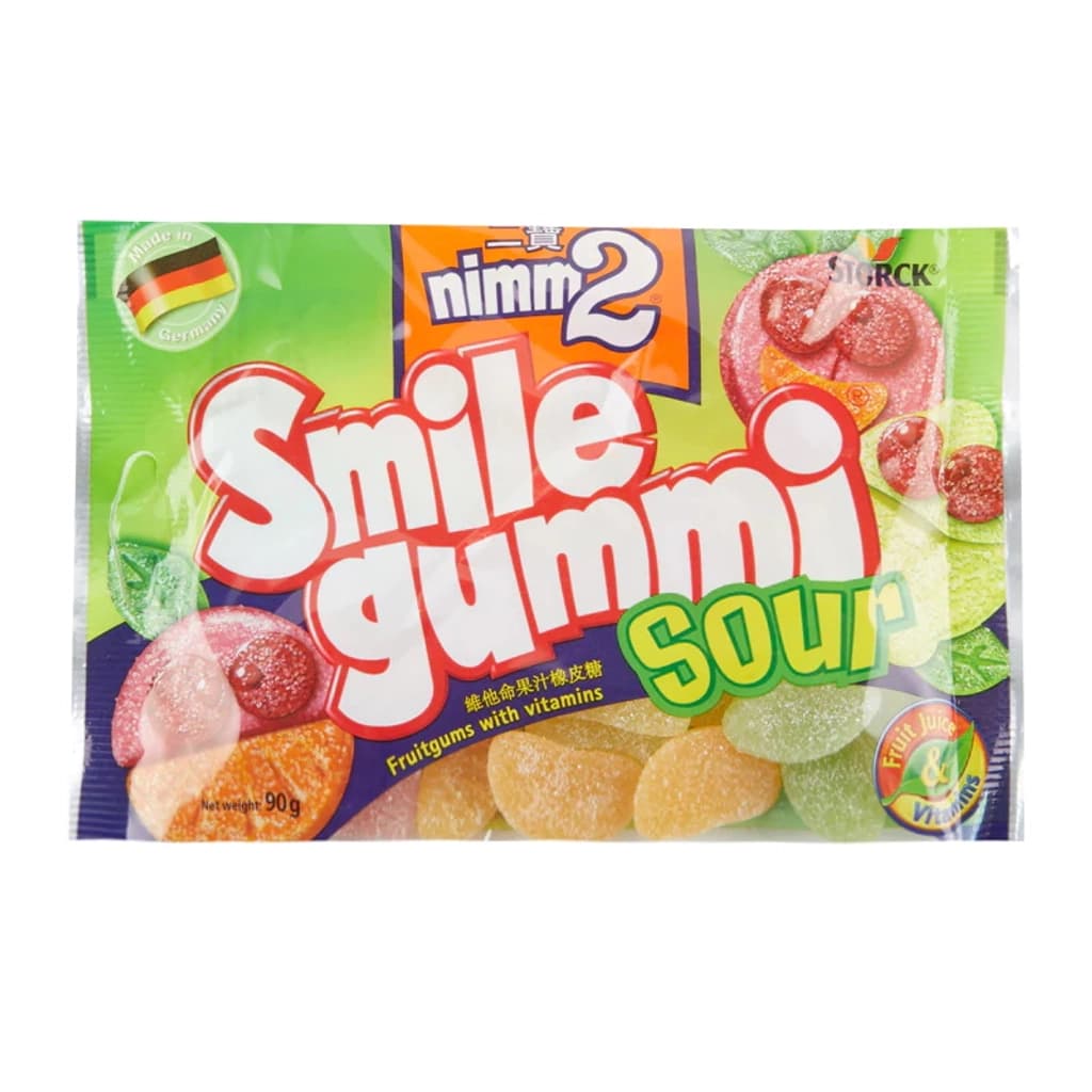 Nimm2 Smilegummi Sour 90 G.