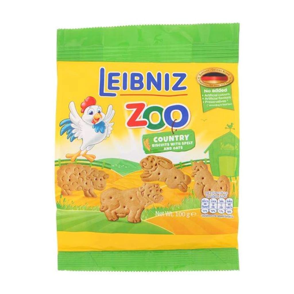 Bahlsen Leib Nice Zoo Animal Shaped Biscuits 100G.