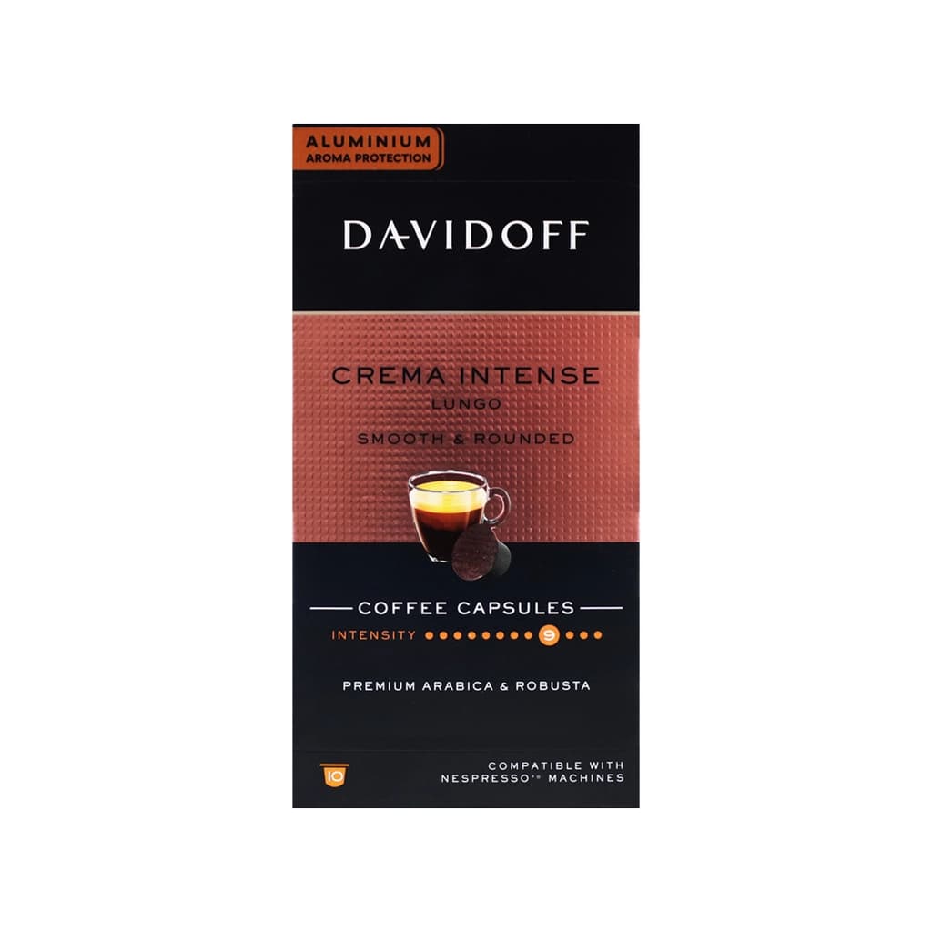 DAVIDOFF CREMA INTENSE CAPSULES 55G.
