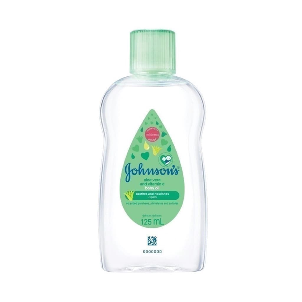Johnson's Baby Oil Aloe Vera & Vitamin E 125ML.