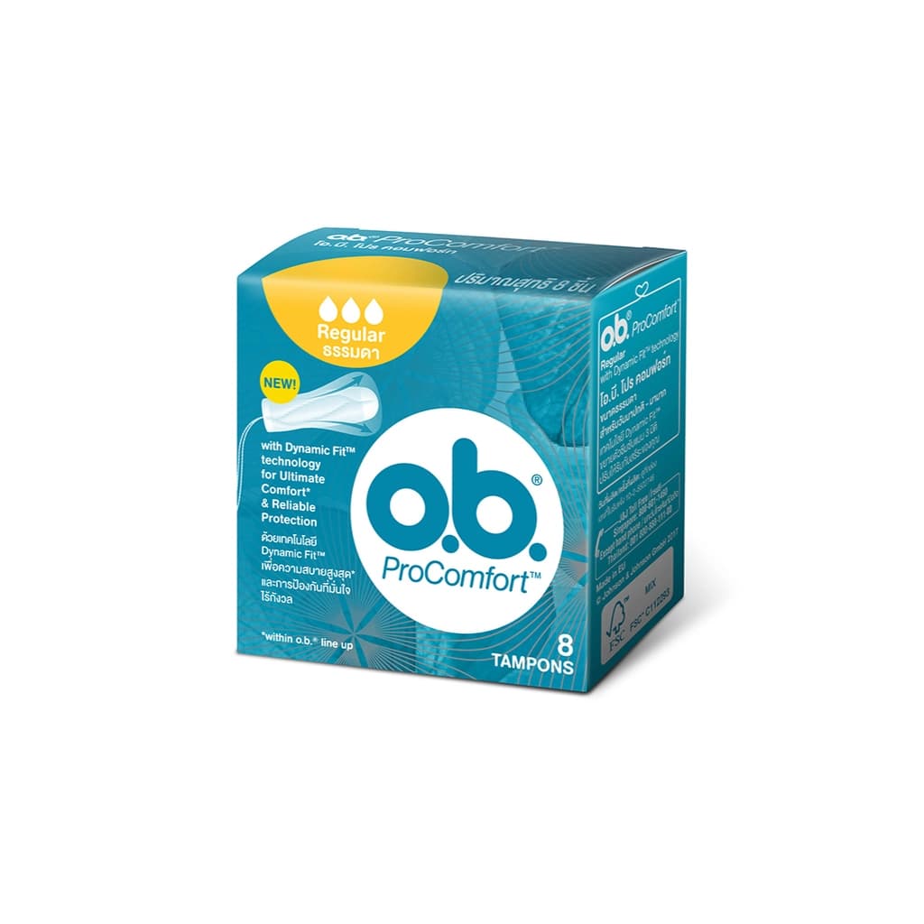 O.B. Regular Tampons 8PCS.