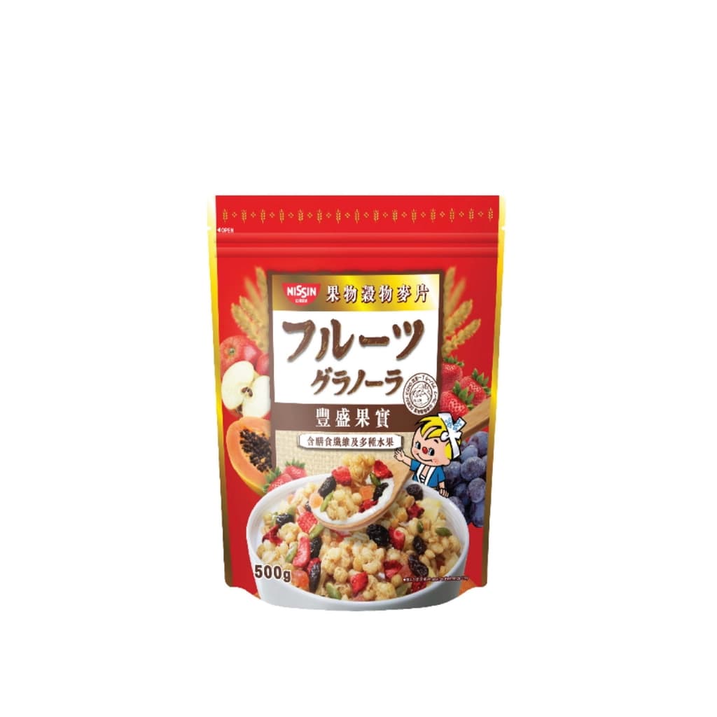 Nissin Fruit Granola 500G.
