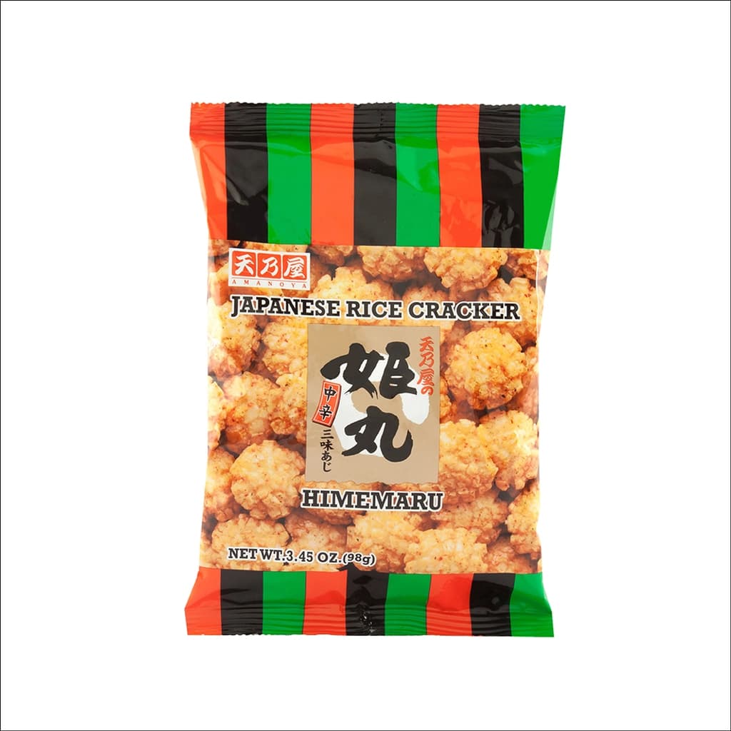 Amanoya Japanese Rice Cracker Himemaru 98G.