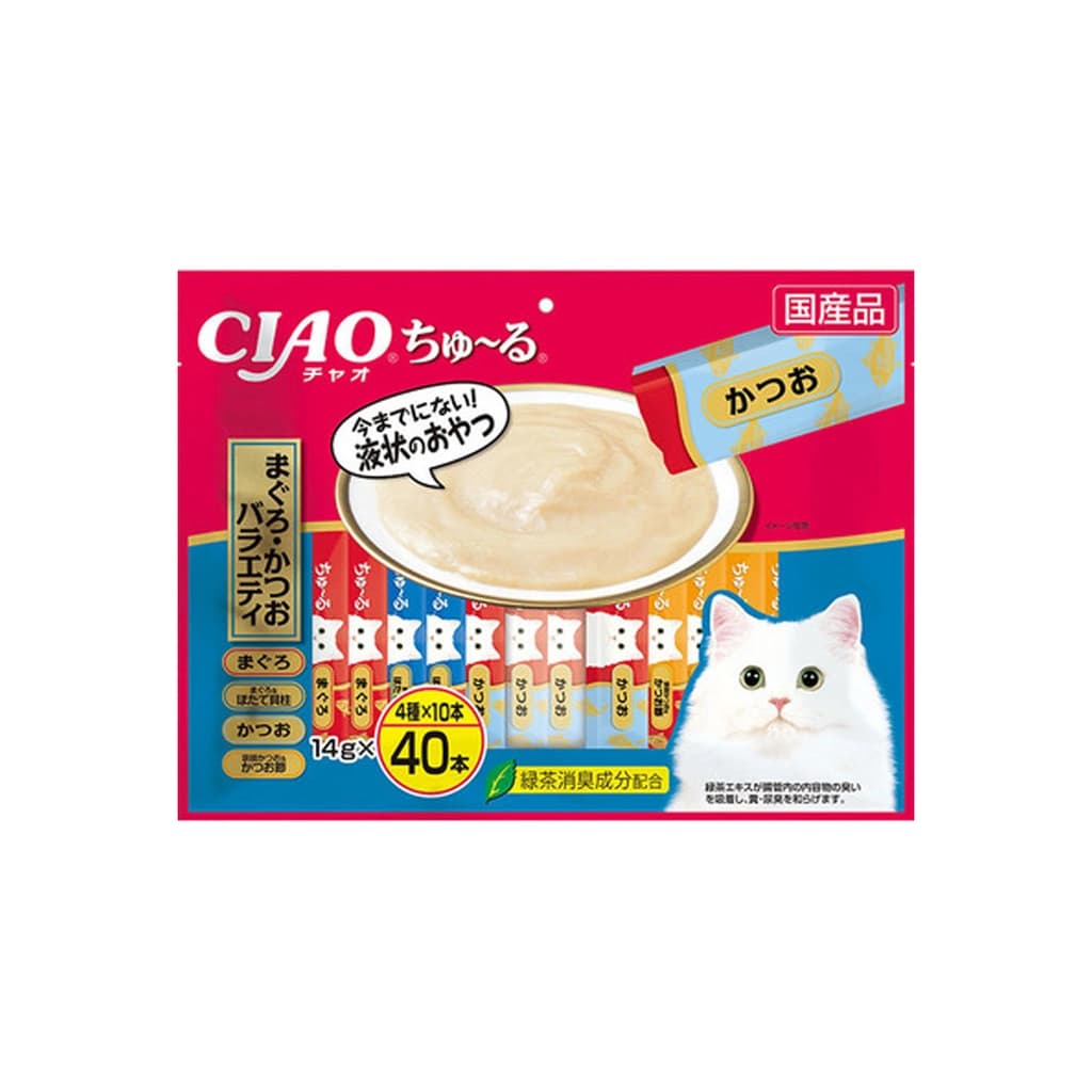 Ciao Churu Cat Snack Churu Tuna Mix Flavored 14G. Pack 40