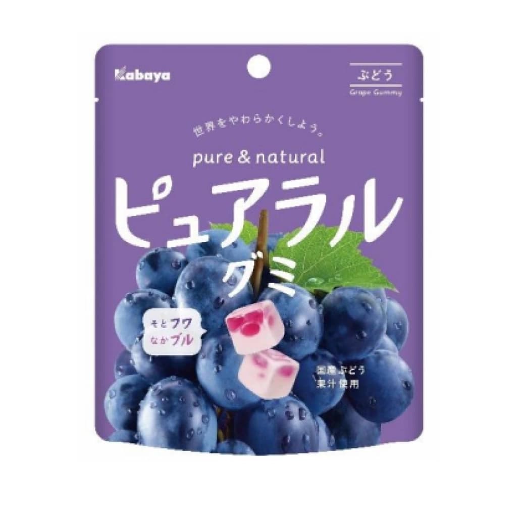 Kabaya Pureral Grape Gummy 58G