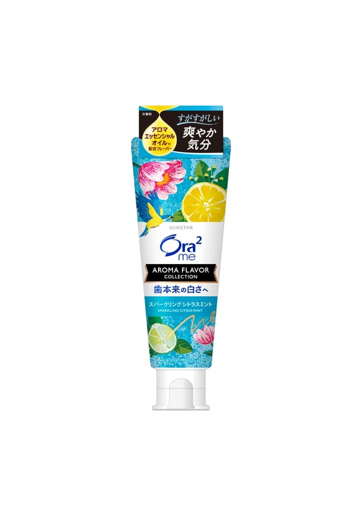ORA2 AROMA SPARKLING CITRUS MINT TOOTHPASTE 130G.
