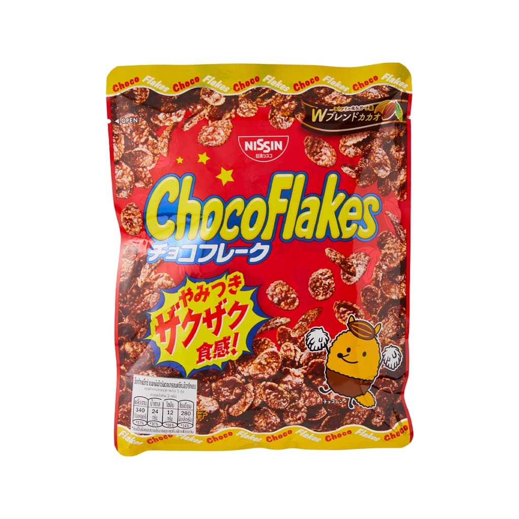 นิสชิน ช็อกโกแฟล็กซ์เคลือบช็อกโกแลต55ก
