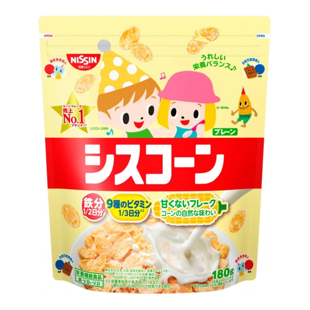 Nissin Ciscorn Plain Flavor 180 G