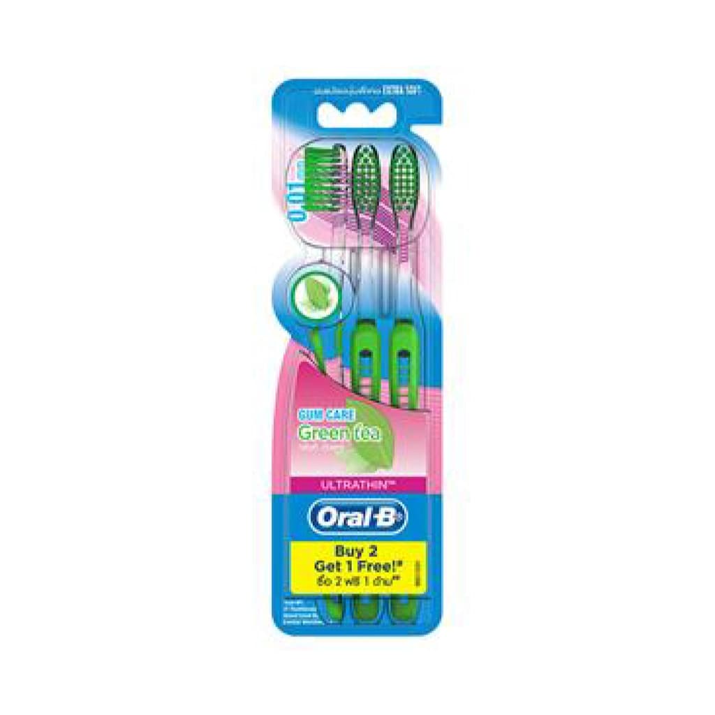 Oral-B Ultrathin Green Toothbrush Pack 4
