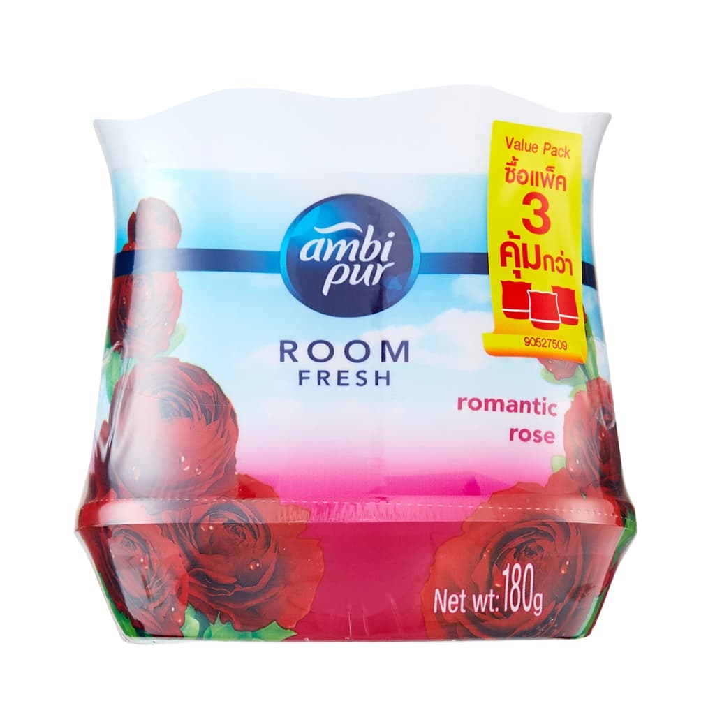 Ambi Pur Room Freshener Gel Rose Scent 180G. Buy 2 Get 1 Free