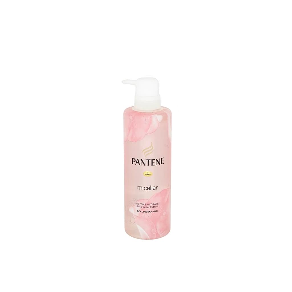 Pantene Micellar Detox & Hydrate Rose Water Extract Scalp Shampoo 530ML.