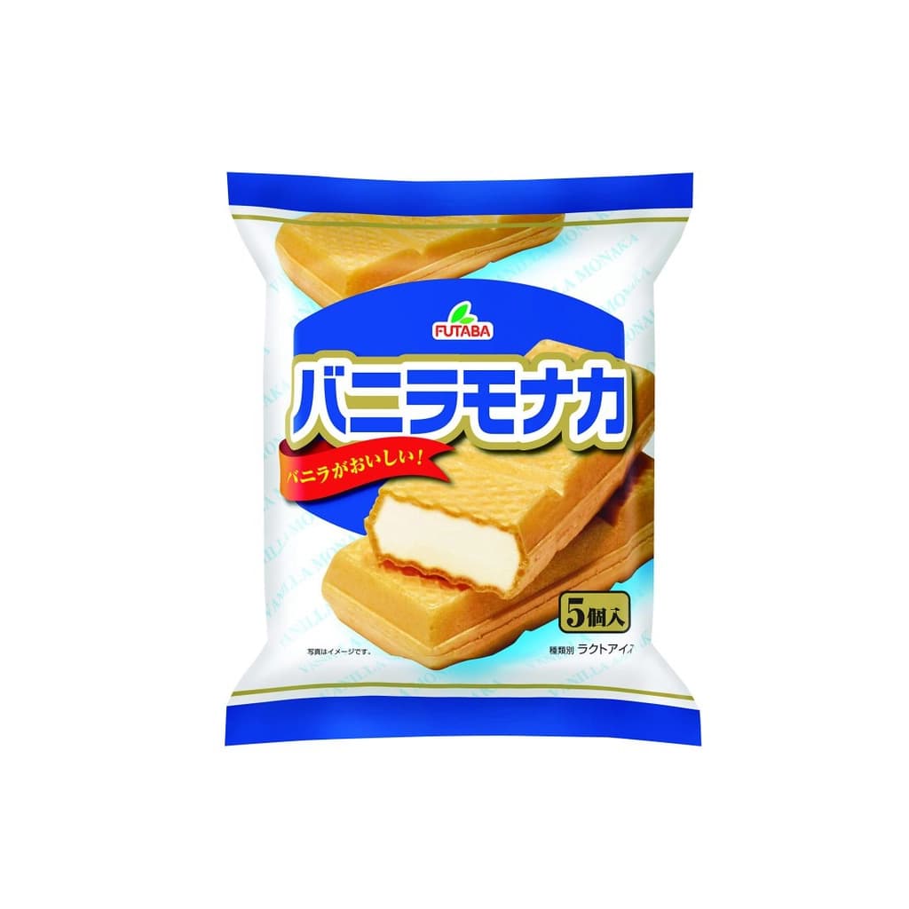 Futaba Vanilla Monaka Ice Cream 550G.