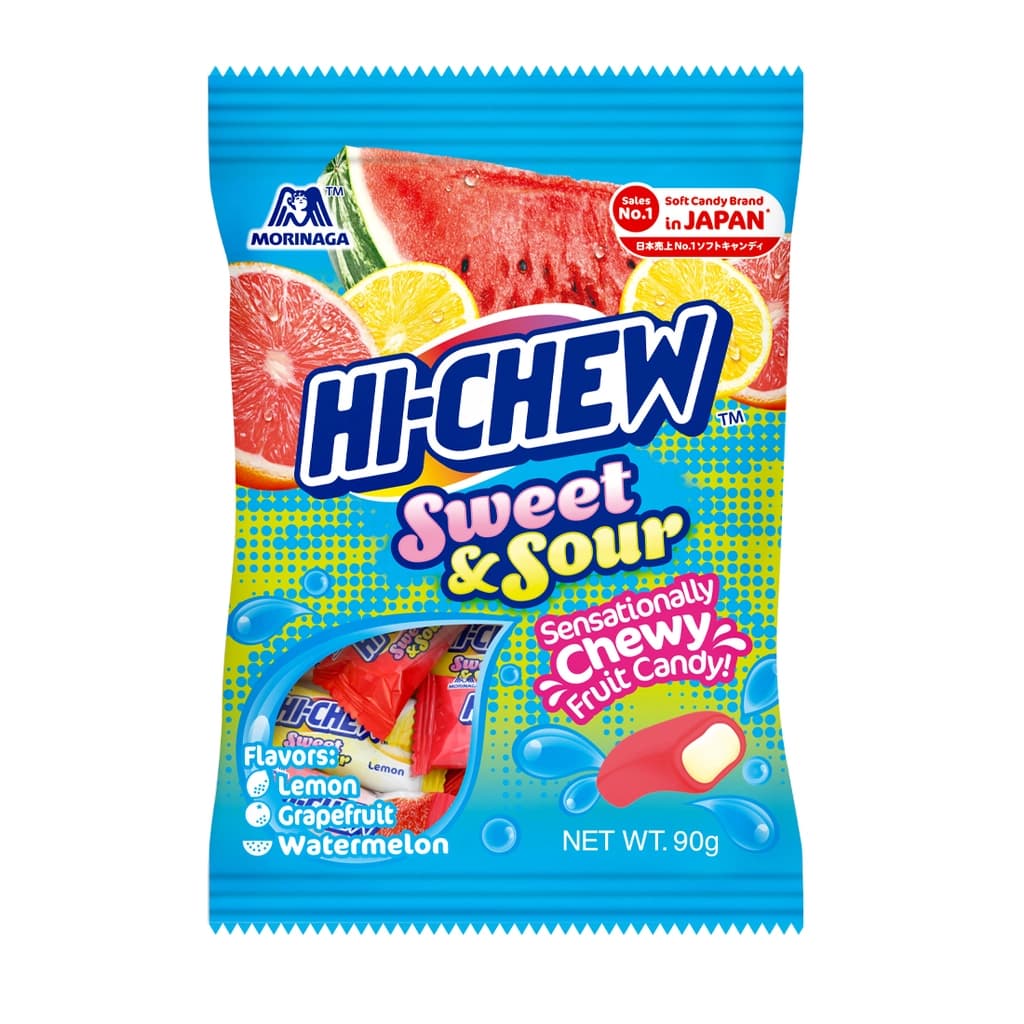 Morinaga Hi-Chew Sweet and Sour 90G.
