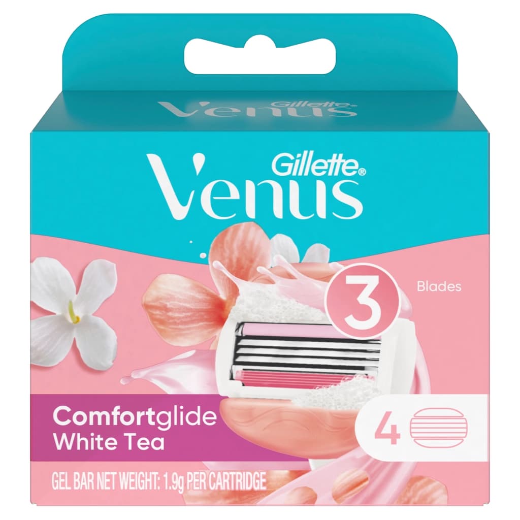 GILLETTE VENUS CMFTGLIDE WHITE TEA 4CT