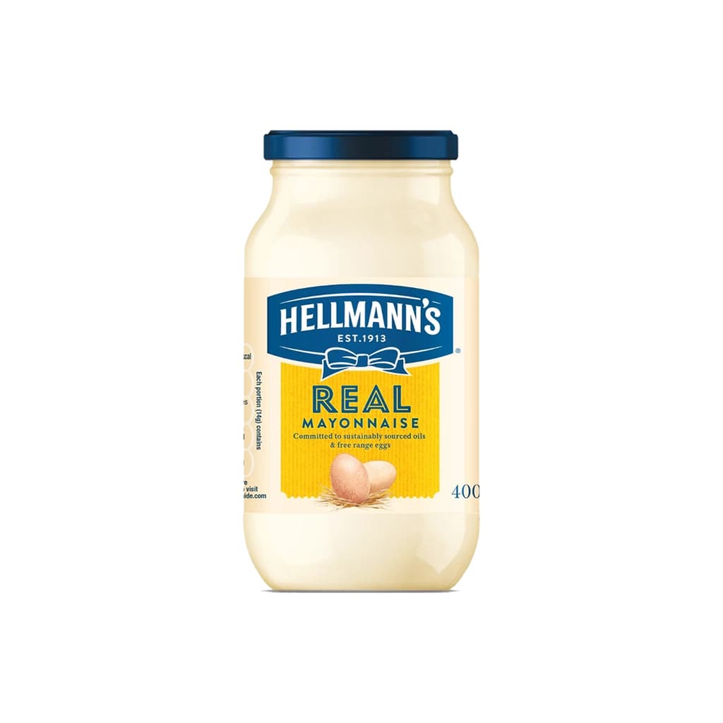 Hellmanns Real Mayonnaise 400ML.