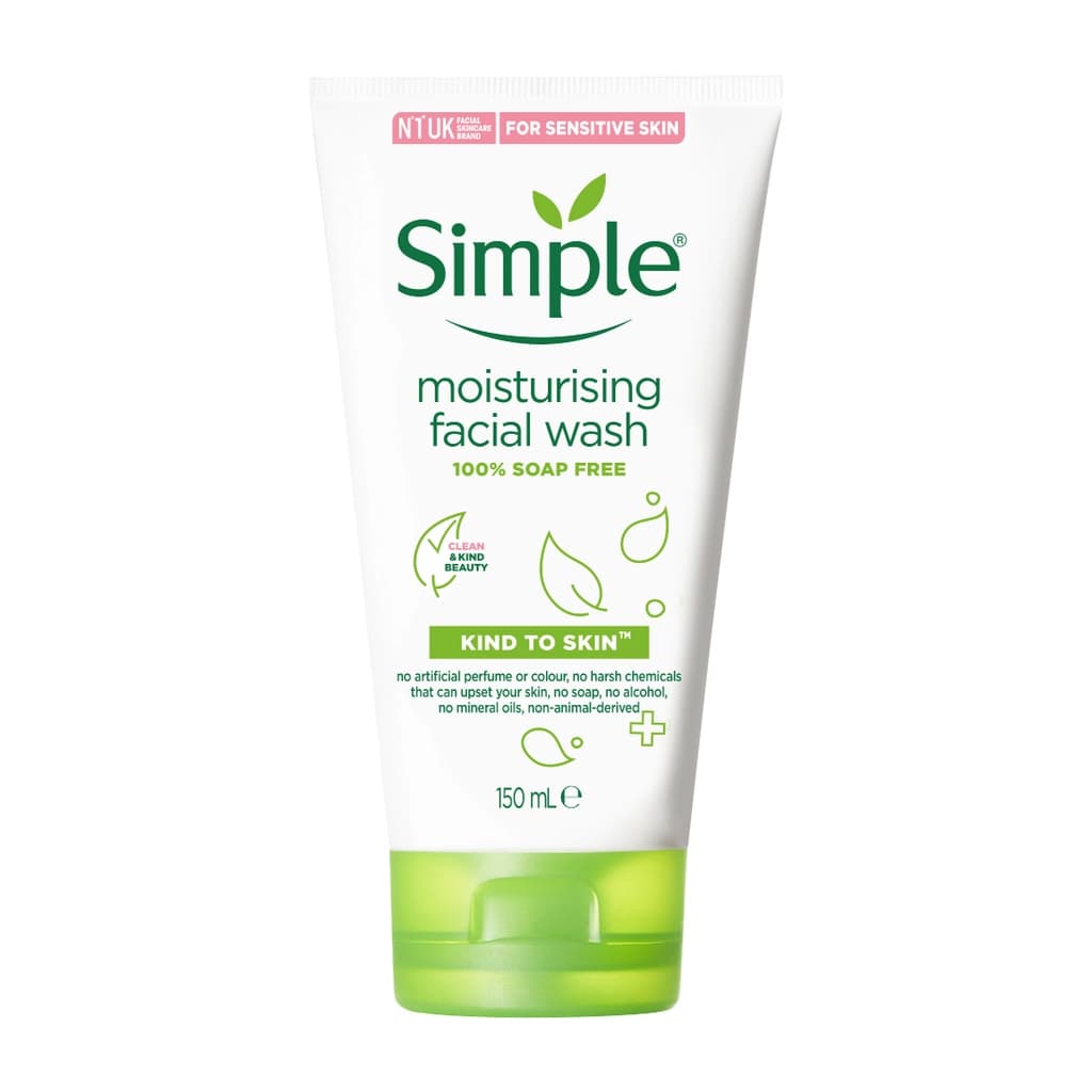 Simple Moisturising Facial Wash 150ML.