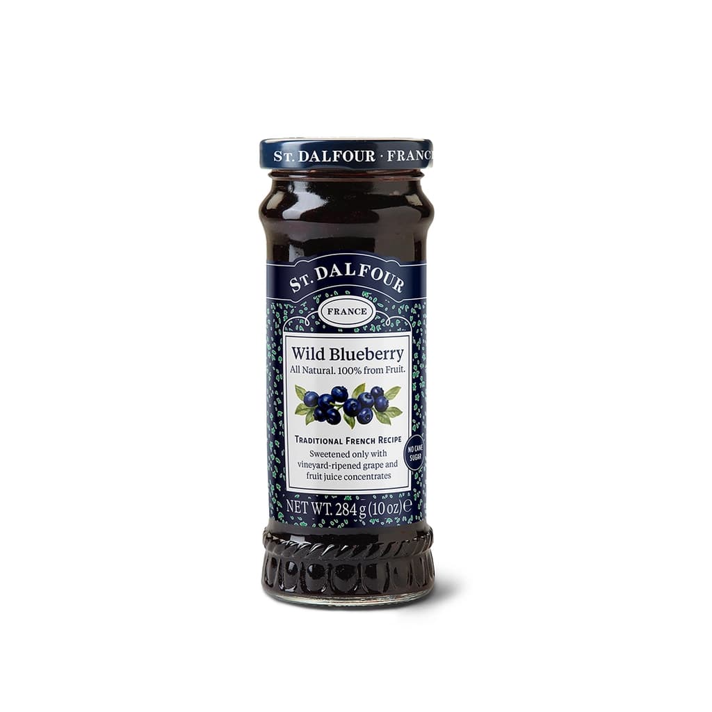 St.Dalfour Wild Blueberry Jam With Concentrate Grape Juice 284G.