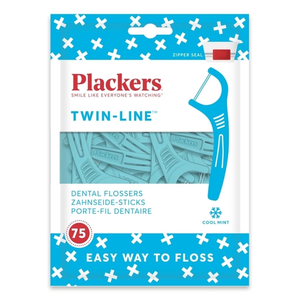 Plackers Flosser Twin Line 77G.