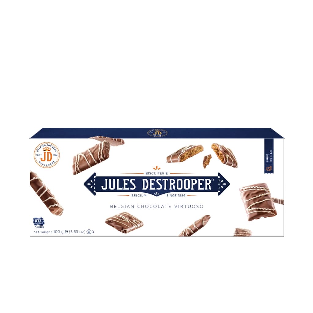 Jules Destrooper Belgian Chocolate Virtuoso 100G.