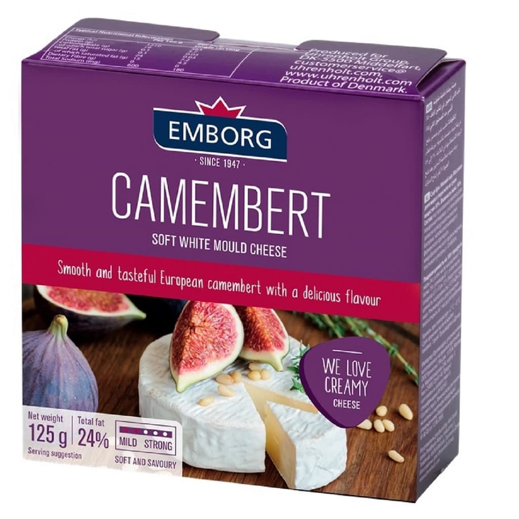 Emborg Camembert Cheese 125G.