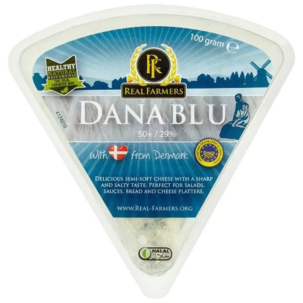 Real Farmers Danablu Cheese 100G.