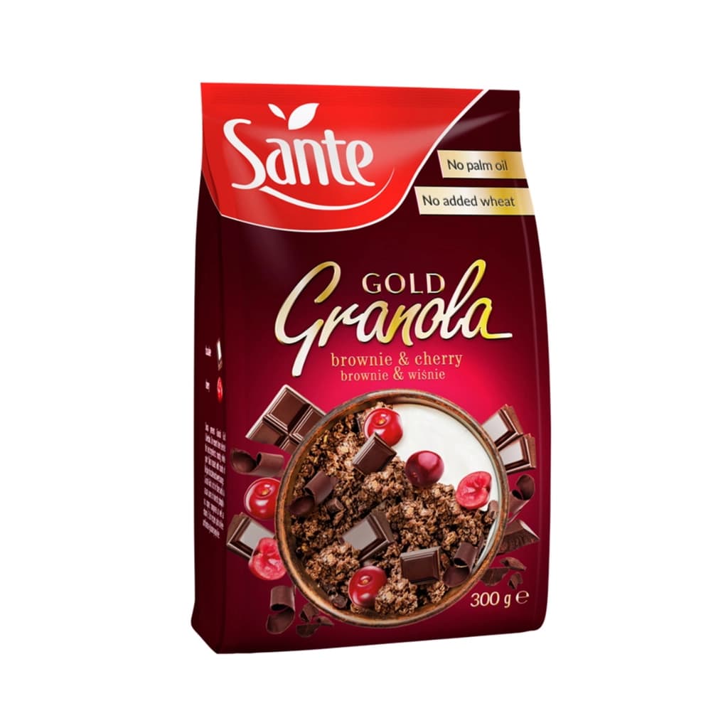 SANTE GRANOLA GOLD BROWNIE&CHERRY 300G