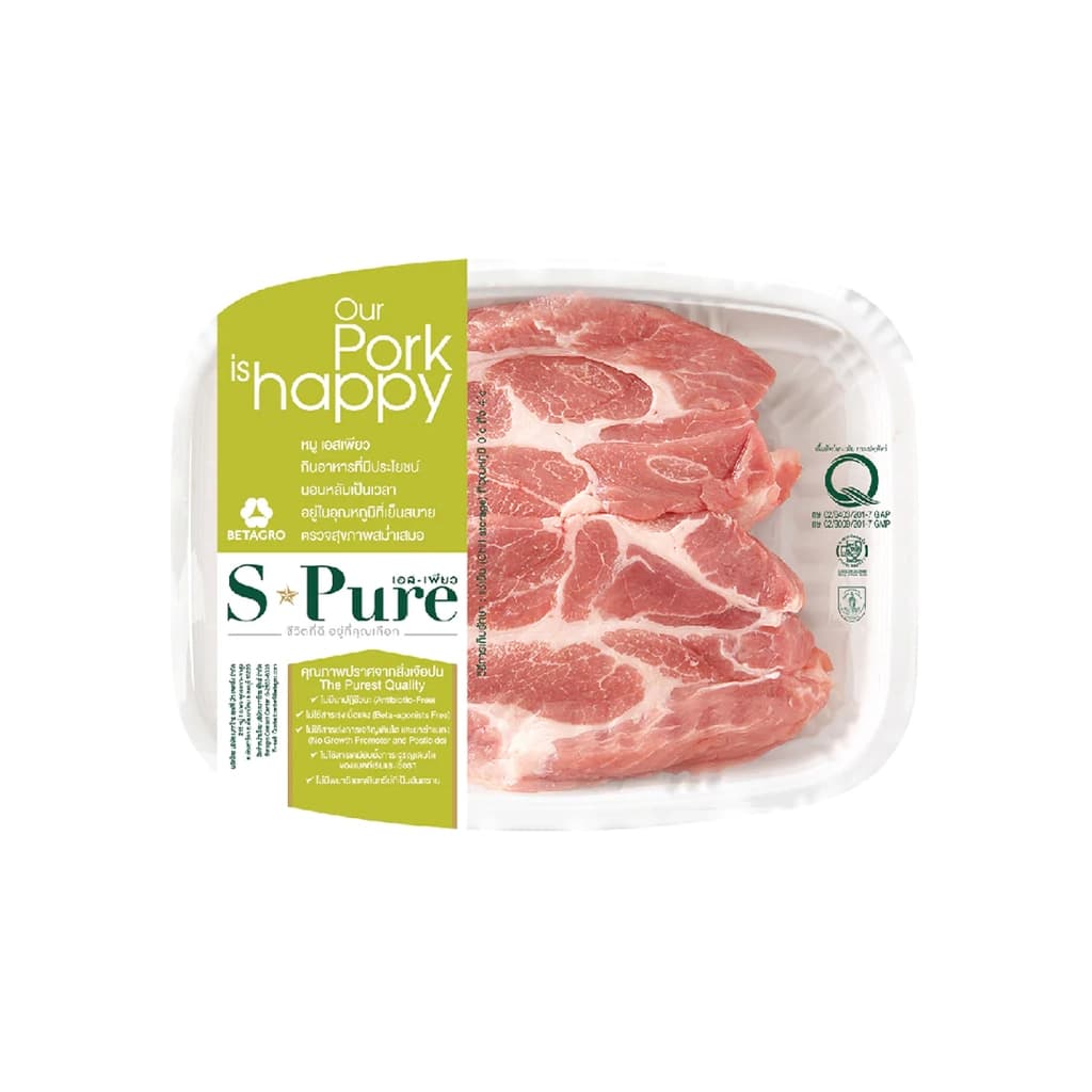 เอสเพียว สันคอหมูสเต๊ก 400ก.