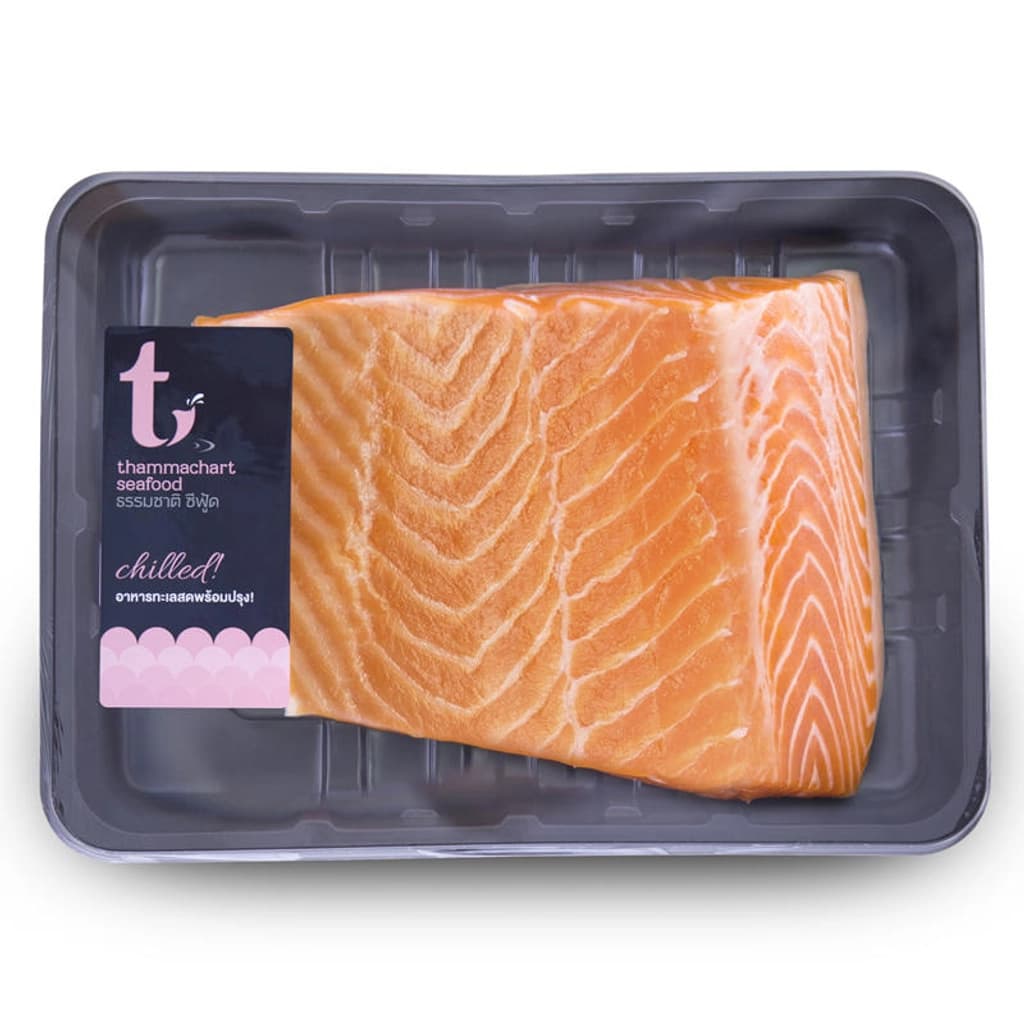 TS เนื้อปลาแซลมอนออโรร่าสดซาชิมิ