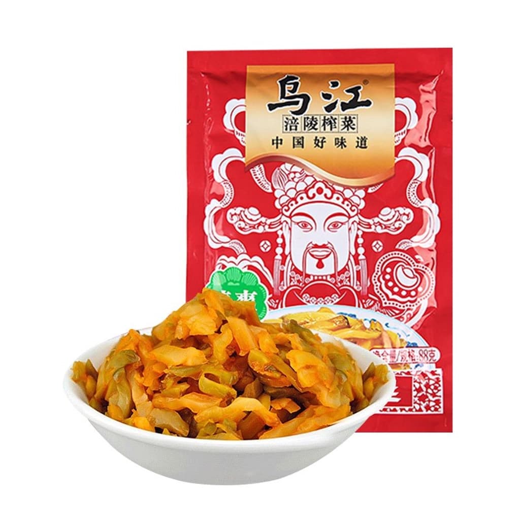 ตราหวู่เจียง ผักกาดดองพร้อมทาน 80 กรัม