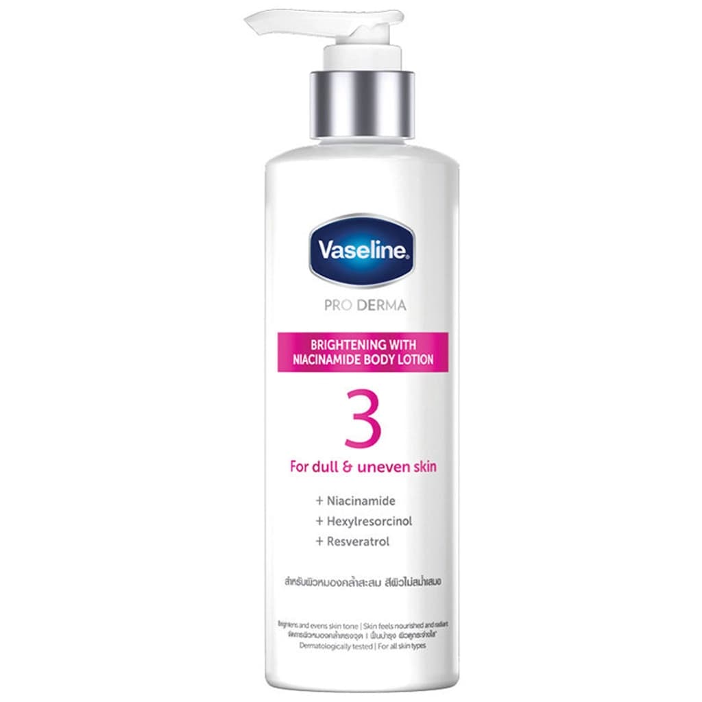 VASELINE PRODERMA NIACINAMIDE BRIGHTENING BODY LOTION 250ML