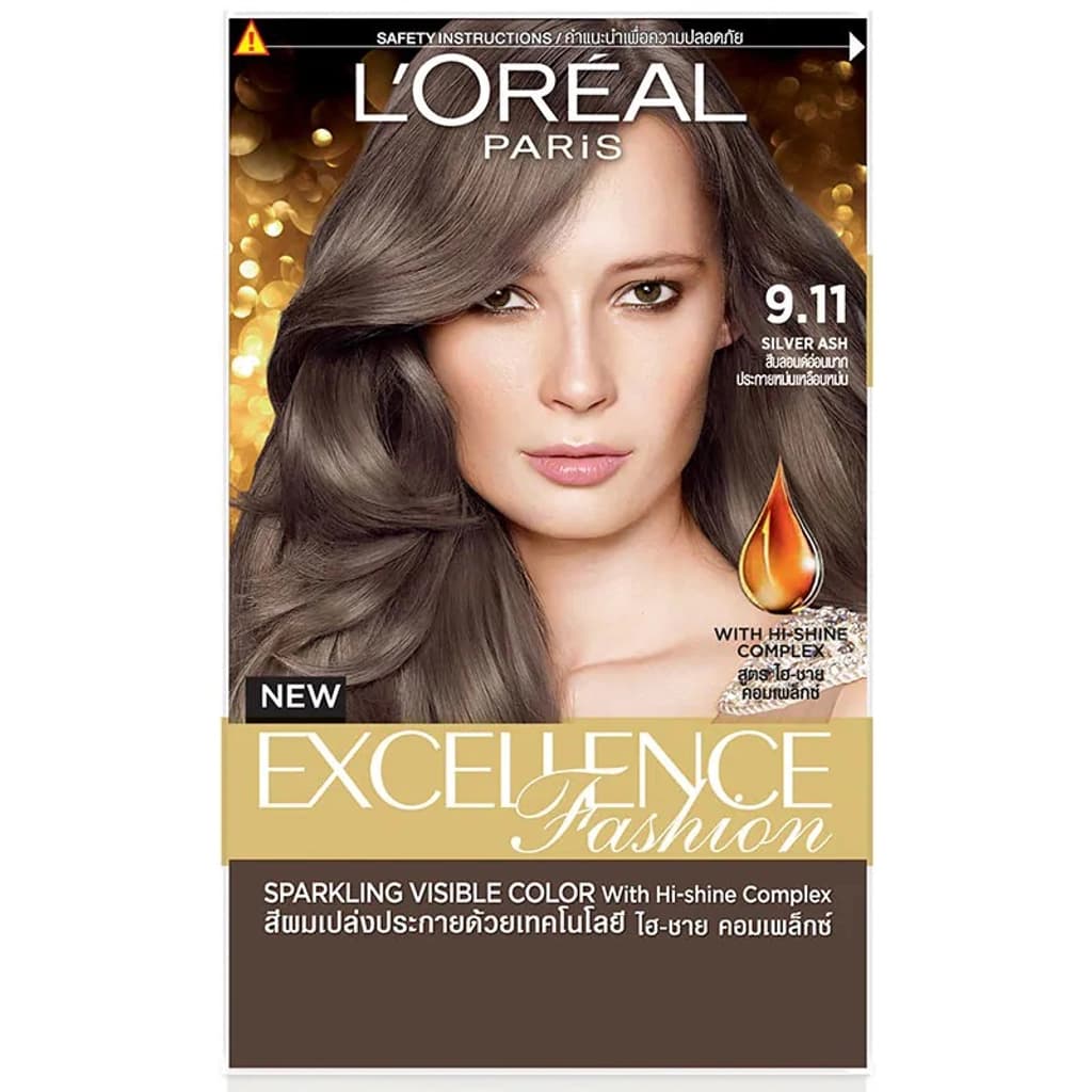 L'oreal Paris Excellence Fashion #9.11 (Silver Ash) 172ML.