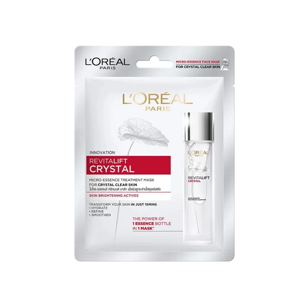 L'Oreal Paris Revitalift Crystal Micro Essence Treatment Mask 25G.