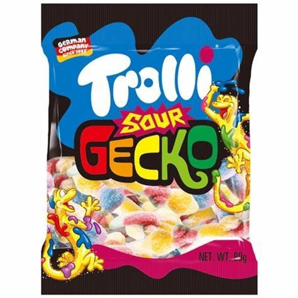 Trolli Sour Gecko 80 G.