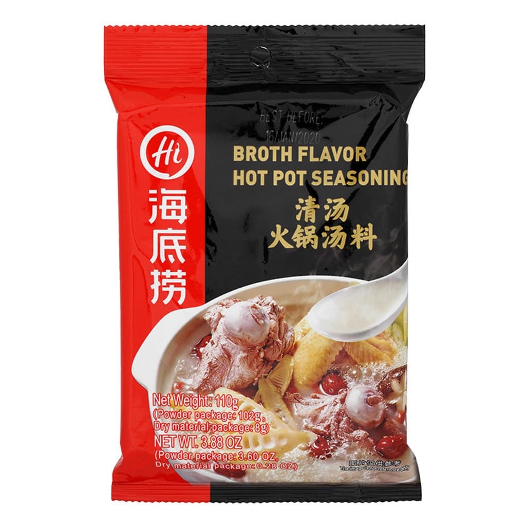 Haidilao Broth Flavor Hot Pot Seaso110G.