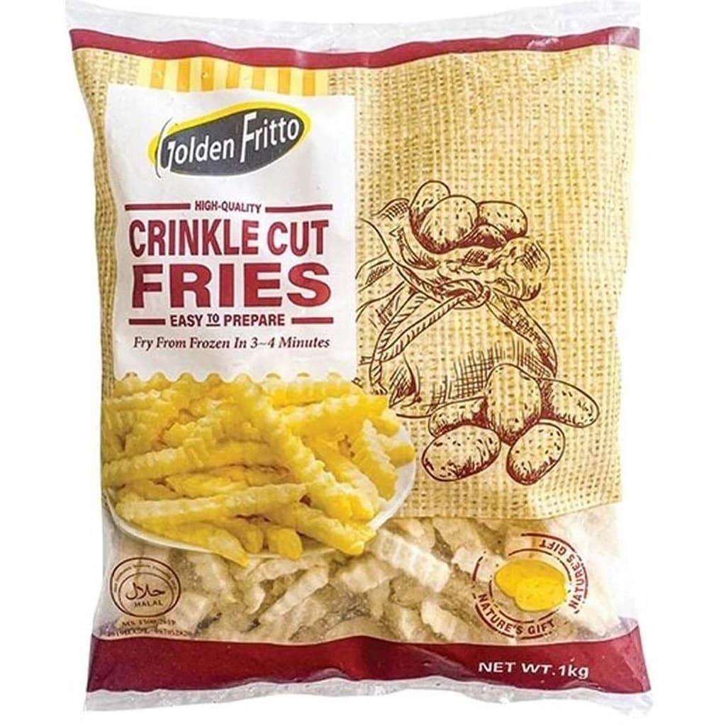 Golden Fritto Crinkle Cut 1kg/12