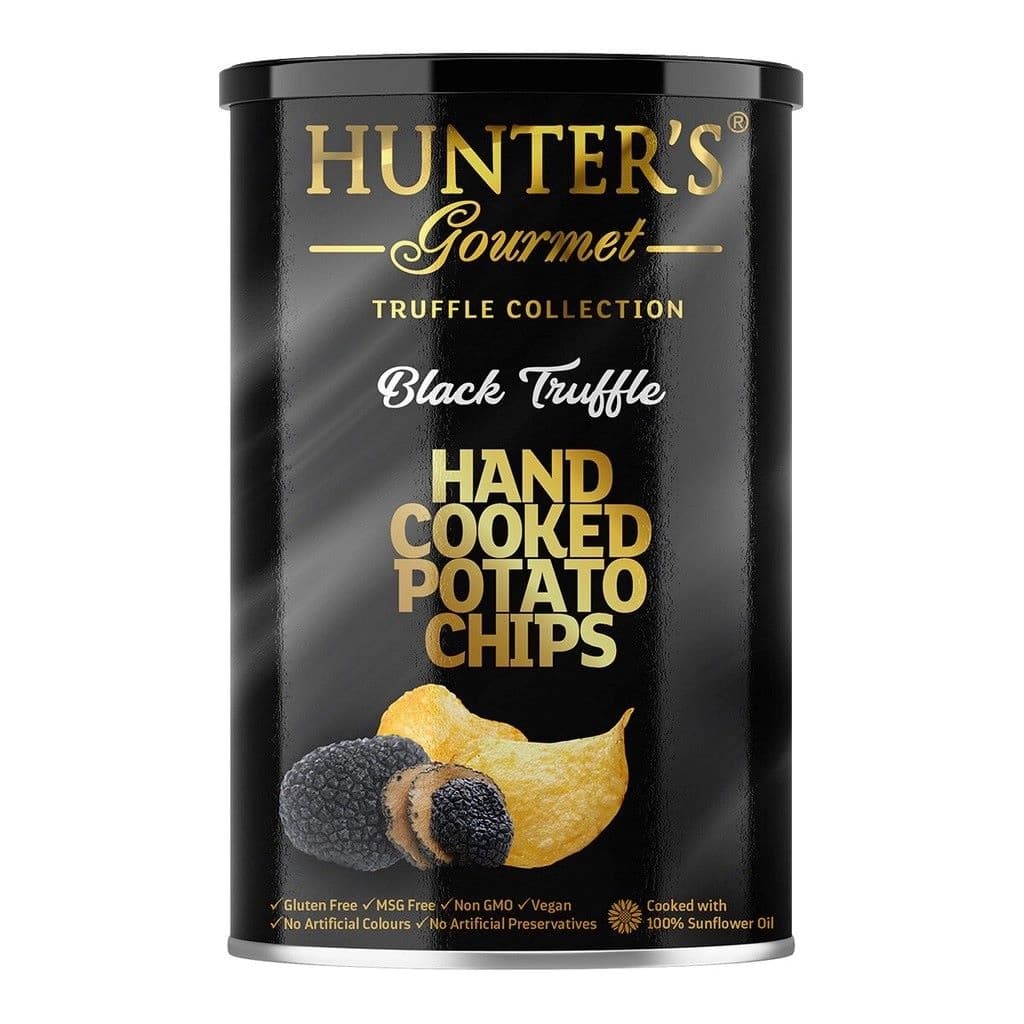 Hunters Potato Chips Wasabi and Turmeric 150G.
