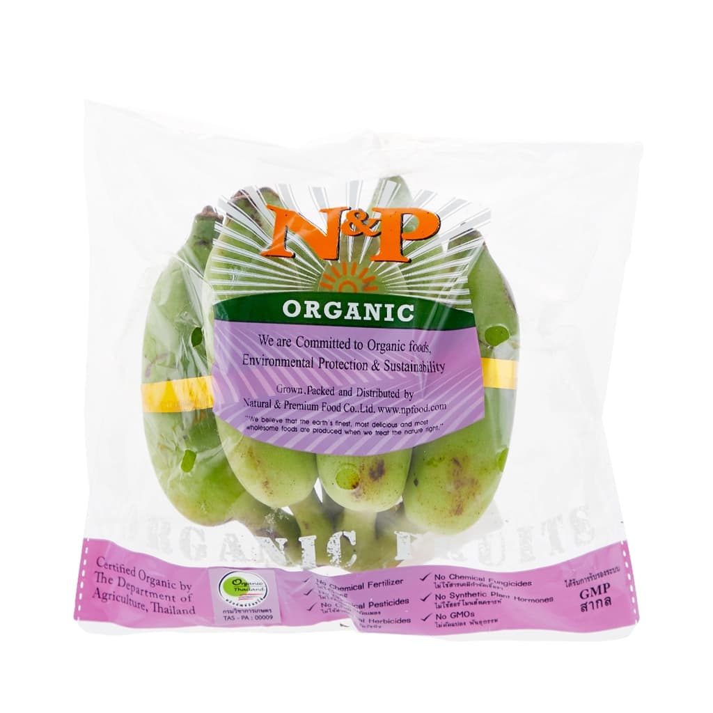 N&P Organic Pisang Awak Banana 400G.
